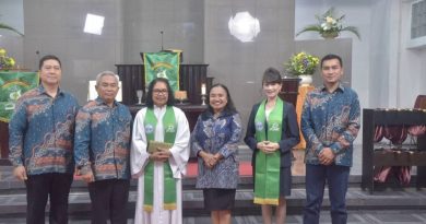 Ibadah Minggu GPIB Petrus Dirangkaikan Acara Utus Sambut Ketua Majelis Jemaat yang Baru