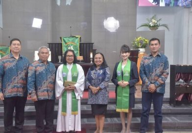 Ibadah Minggu GPIB Petrus Dirangkaikan Acara Utus Sambut Ketua Majelis Jemaat yang Baru